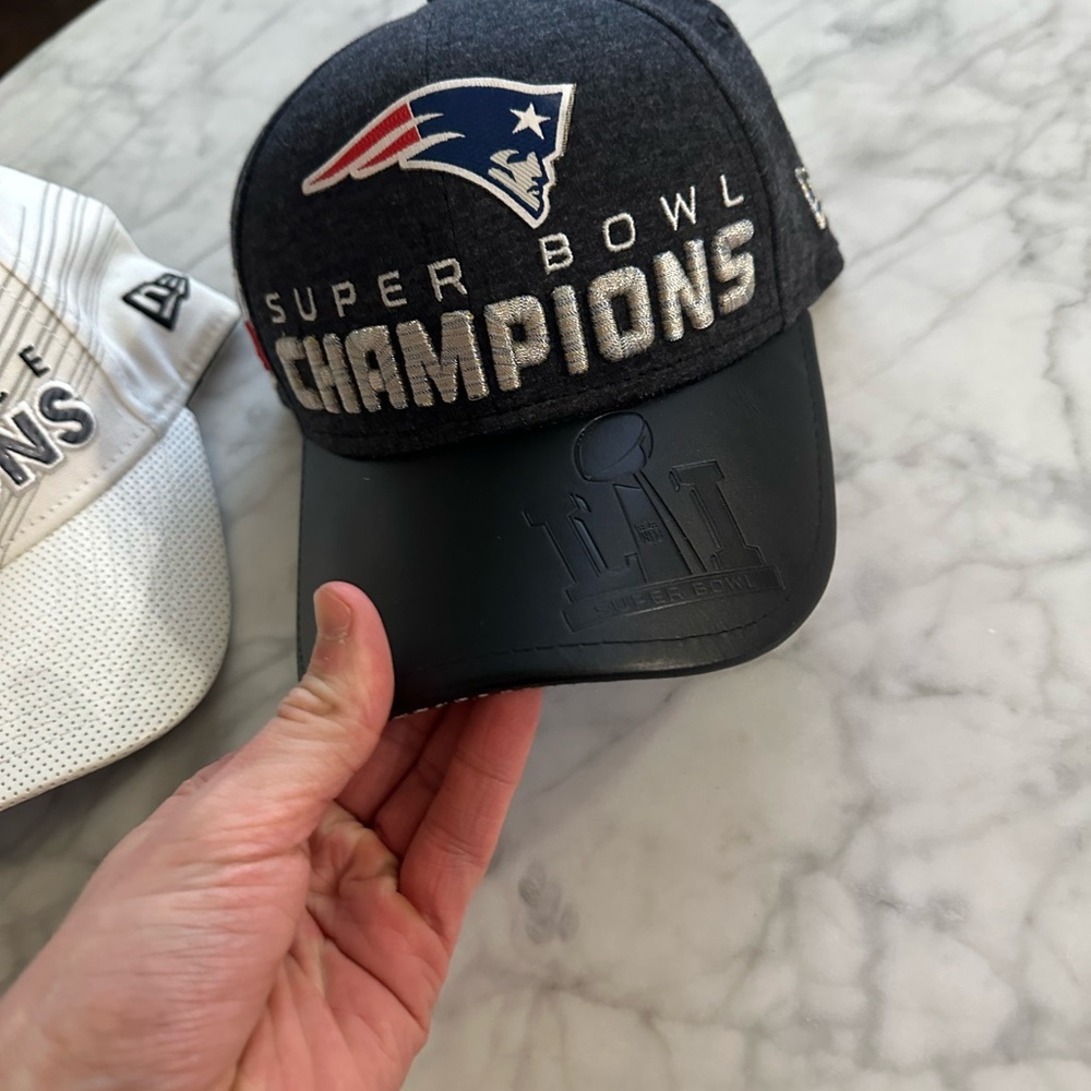 Patriots SuperBowl LI & Conference champions BOTH Hats w tags - both hats - Picture 3 of 7